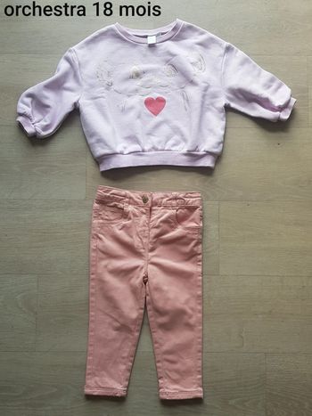 Jeans et pull orchestra