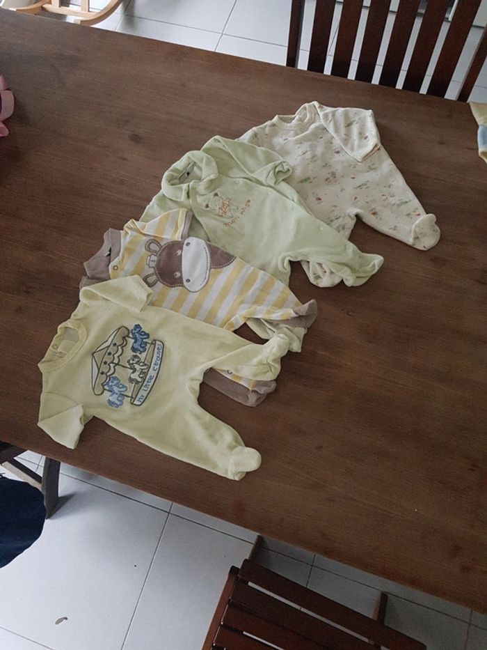 Pyjamas naissance mixte 54cm