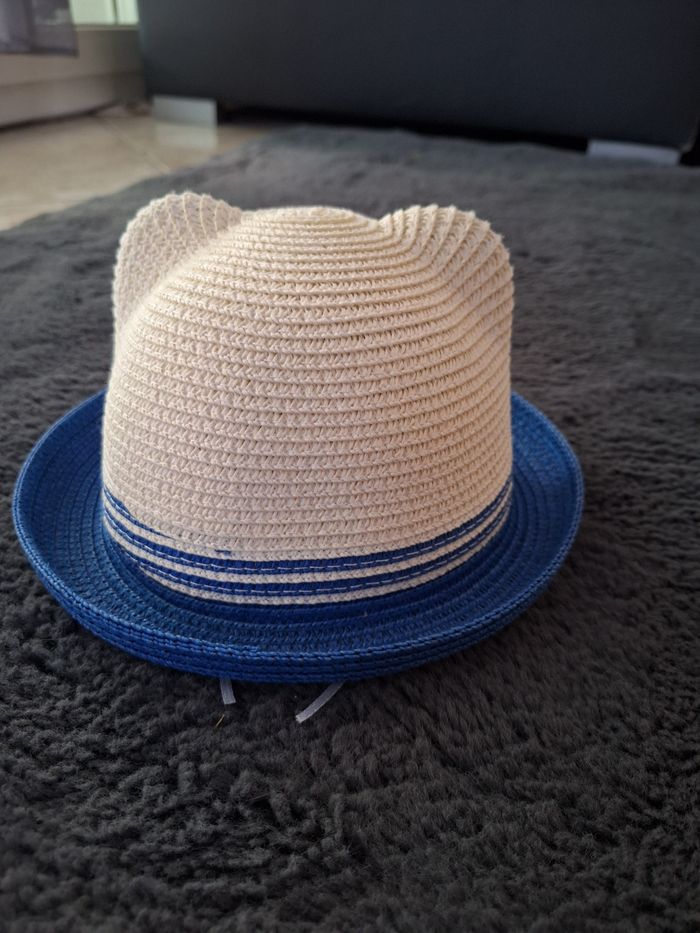 Lot de 2 chapeaux de paille enfant fille - photo numéro 4