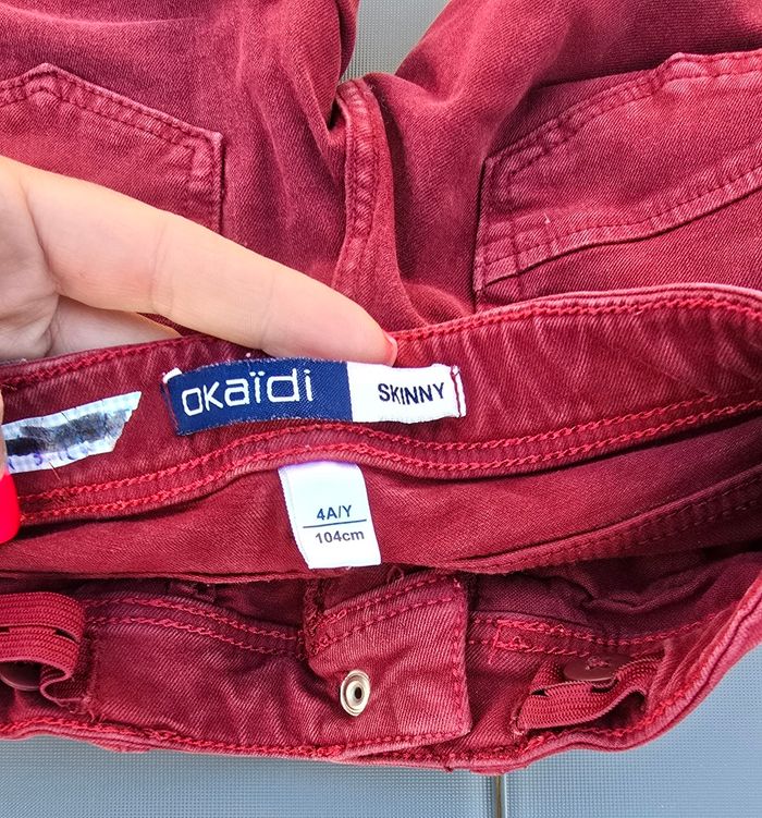 Pantalon jeans skinny 4 ans garcon okaidi - photo numéro 6