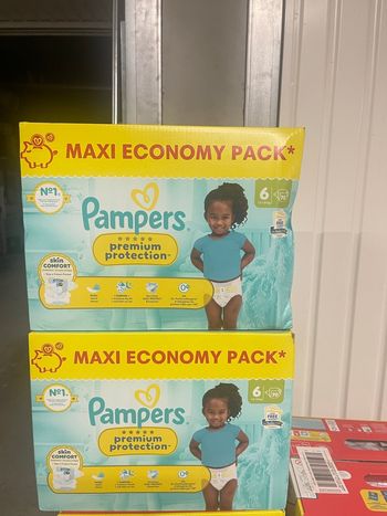 Couche Pampers premium taille 6 