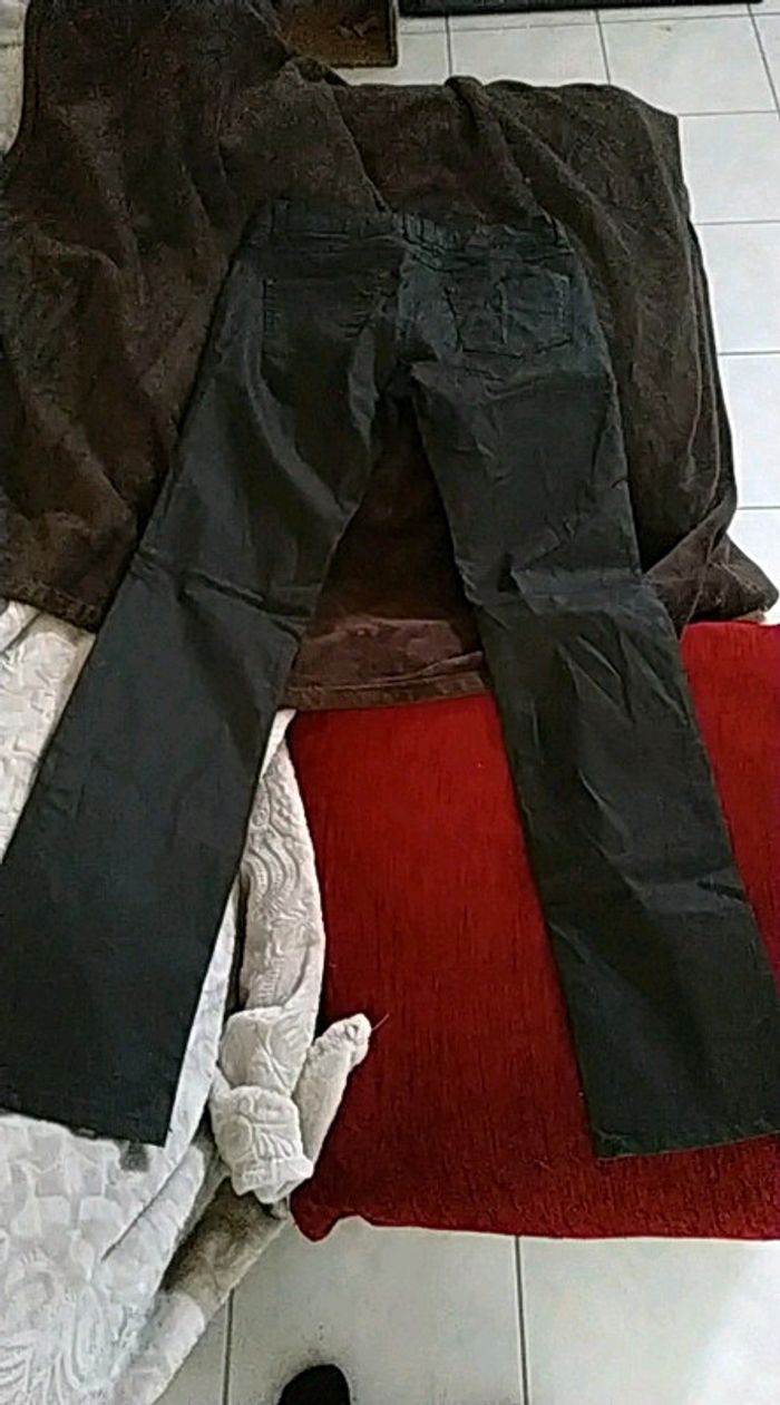 Pantalon cache cache marron 40 - photo numéro 3