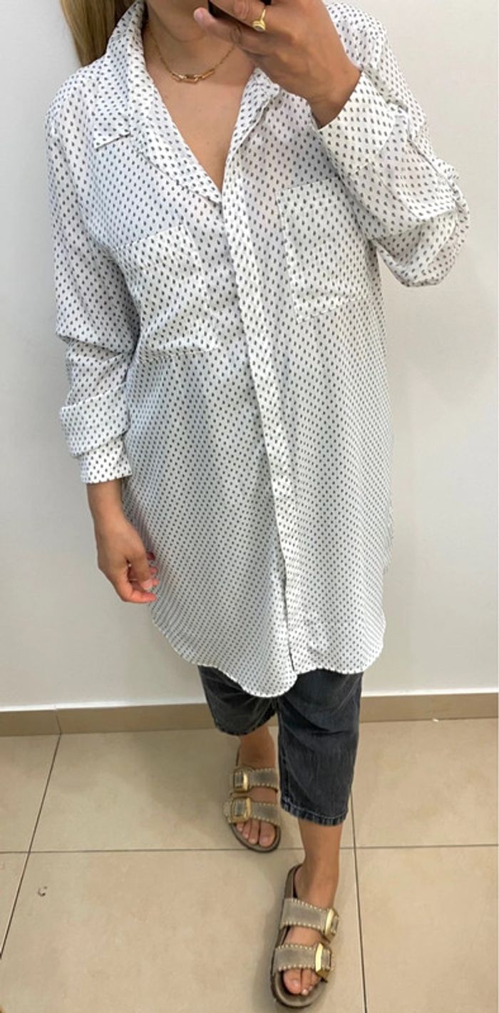 Chemise longue Mango imprimée taille L-XL - photo numéro 5