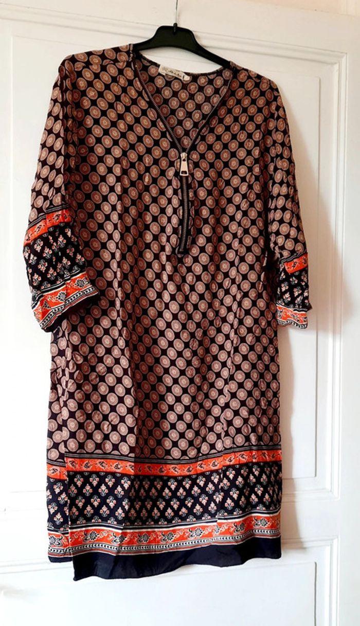 Robe manches mi-longues