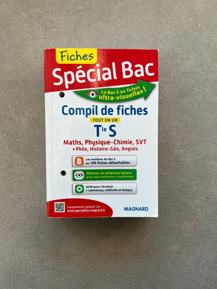 Annales Fiches Spécial Bac Scientifique