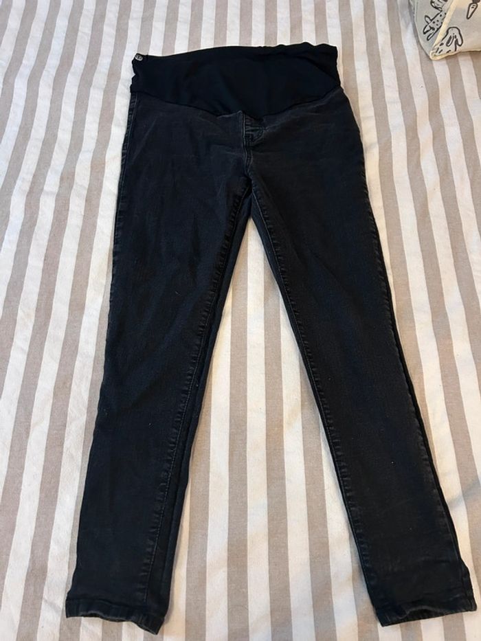 Pantalon slim noir grossesse taille 42