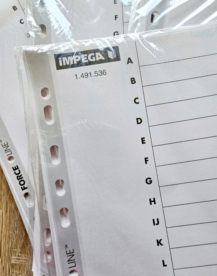 Lot de 4 pack intercalaires alphabétique - photo numéro 4