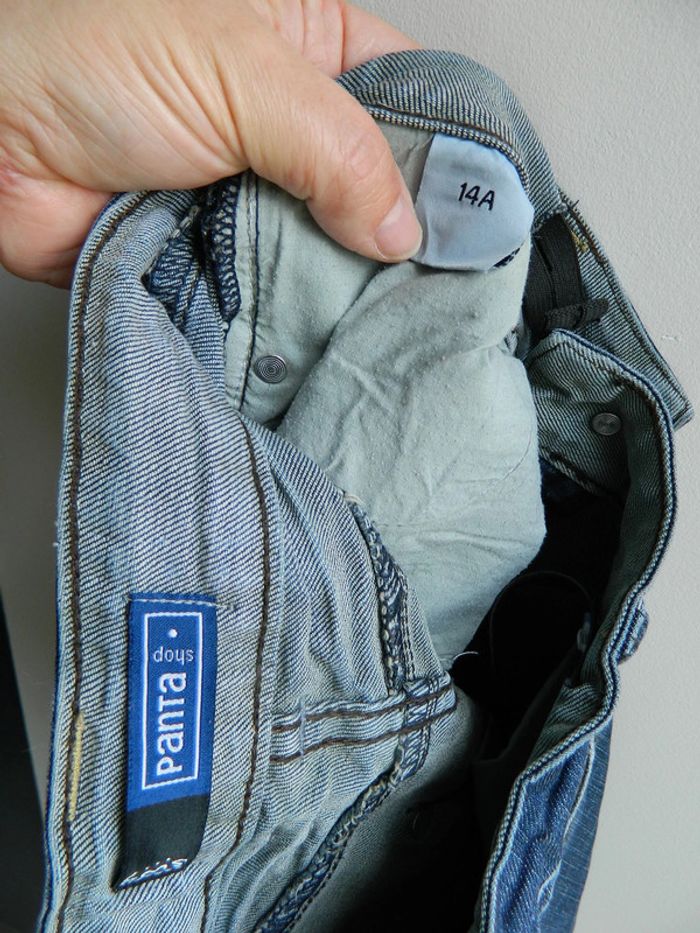Jeans coupe droite T 14 ans "Pantashop" - photo numéro 2