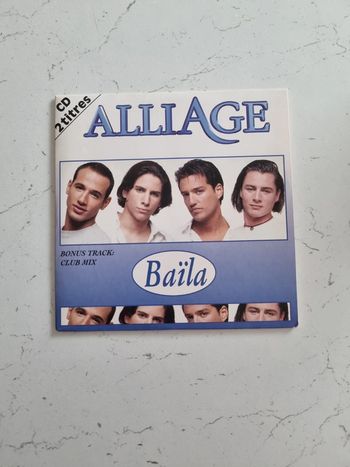 cd single 2 titres  Alliage "Baila