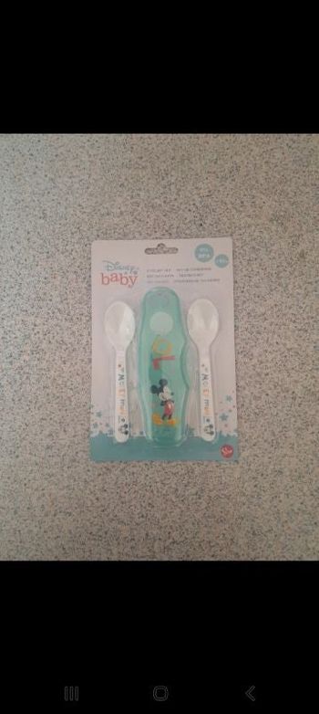 Cuillère + boîte mickey