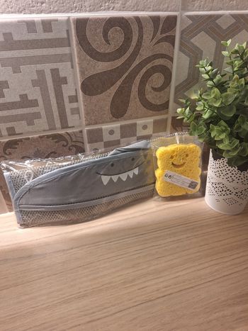 Filet de bain et Éponge pour  bébé