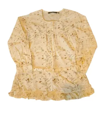 Blouse fleurie taille 10 ans