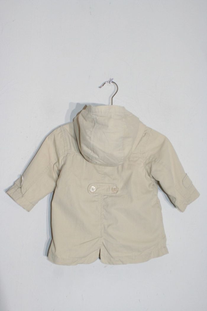 Veste mi-saison Bout'chou beige avec capuche amovible - photo numéro 5