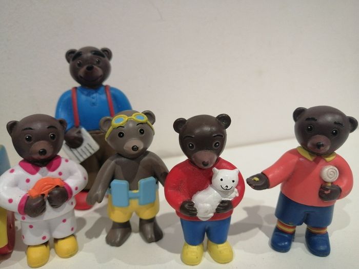Lot figurines petit ours  brun - photo numéro 3