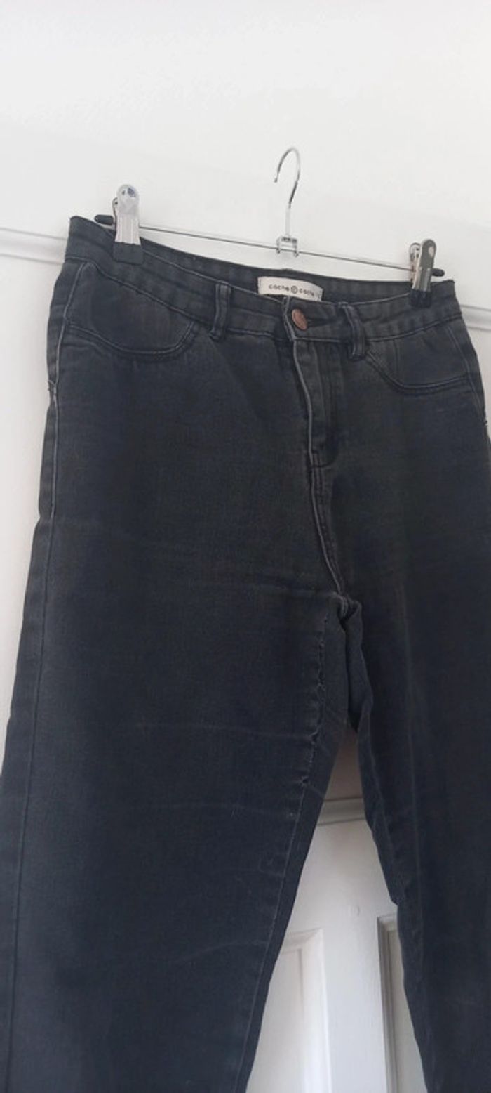 Jean skinny noir cache cache 38 - photo numéro 3