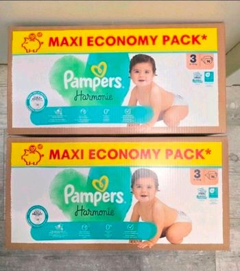 🍼 Pampers Harmonie – Taille 3 (6–10 kg) – Lot 2x96 couches – Neuf