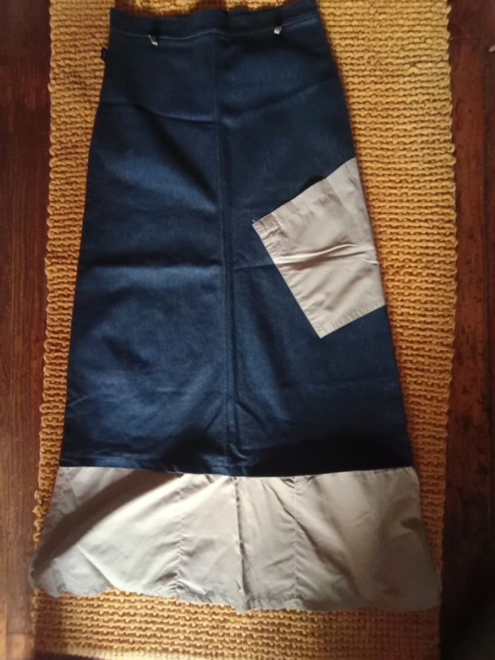 Jupe longue en jeans comme neuve - photo numéro 2