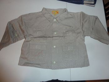 CHEMISE/VESTE GARCON 6 MOIS