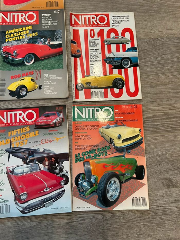 Lot 7 magazines Vintage Nitro Ancien - photo numéro 2