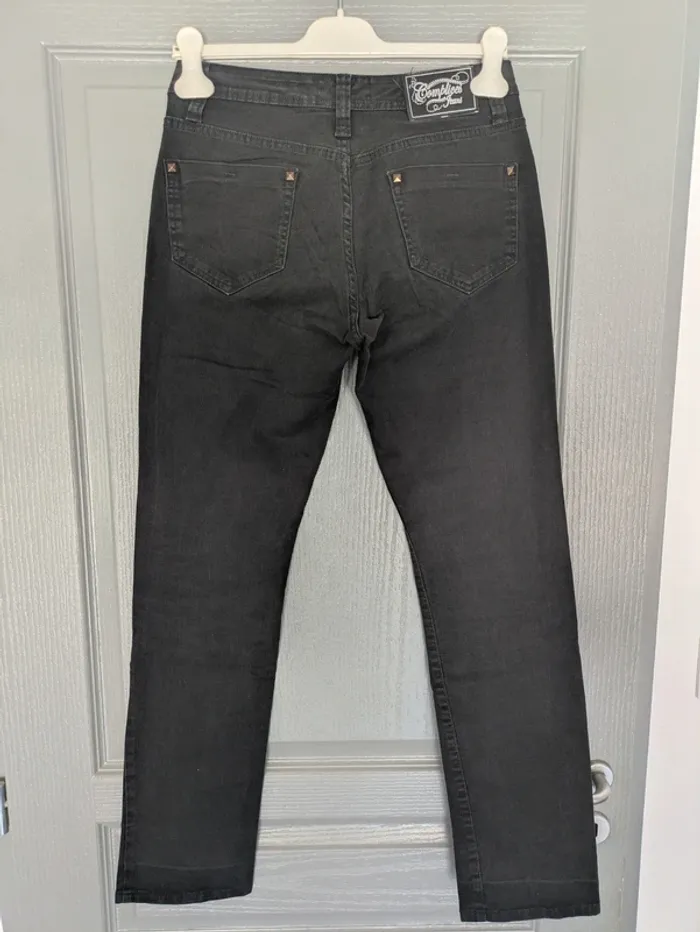 Pantalon en toile noir taille 38 complices jeans - photo numéro 3