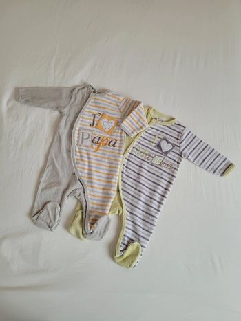Lot de 2 pyjamas 3 mois