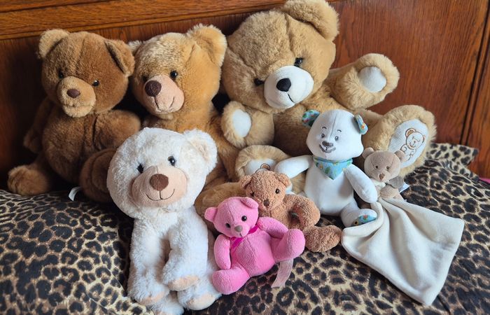 Lot peluches oursons