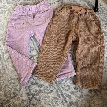 Lot de 2 pantalons 18 mois