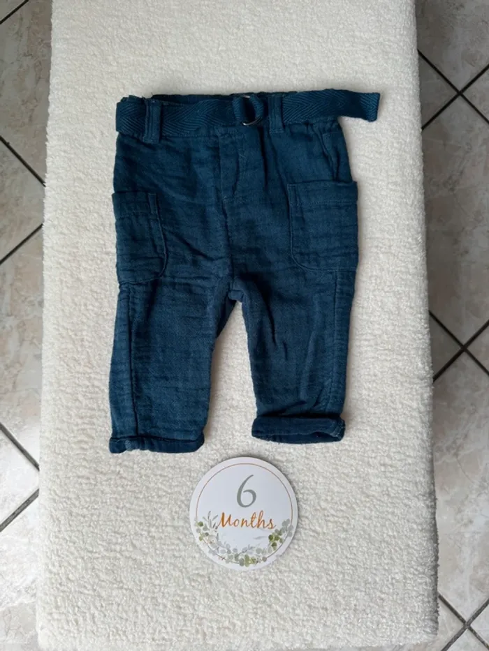 Pantalon en lin • in extenso • taille 6 mois