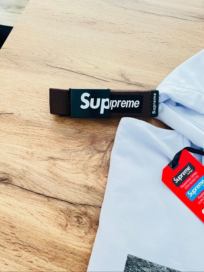 Sweat à capuche supreme grip blanc homme taille M neuf avec étiquette - photo numéro 7
