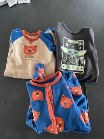 Lot pyjama bébé garçon 3 mois