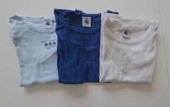 Lot de 3 maillots de corps 5 ans Petit Bateau