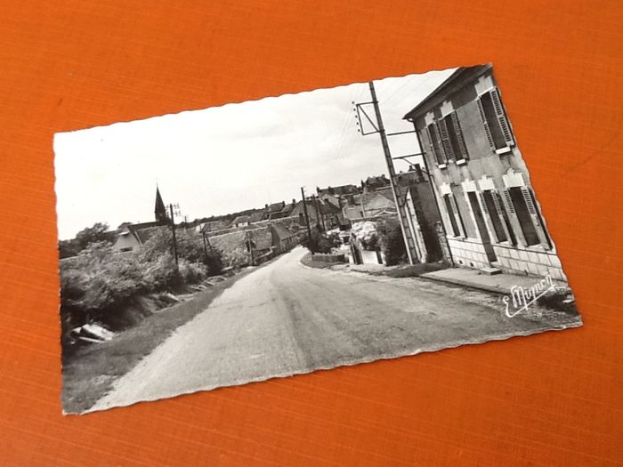 Carte postale ancienne La Selle-Sur-Le-Bied (Loiret) Route de Courtenay - photo numéro 4