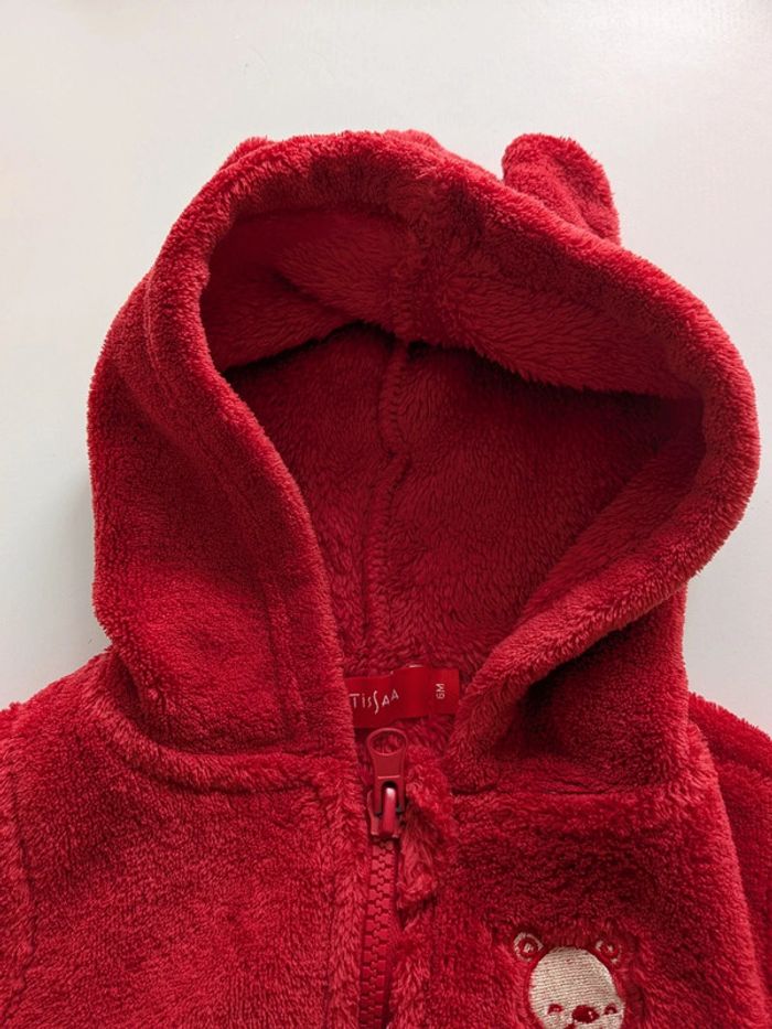 Gilet rouge Tissaia taille 6 mois - photo numéro 6