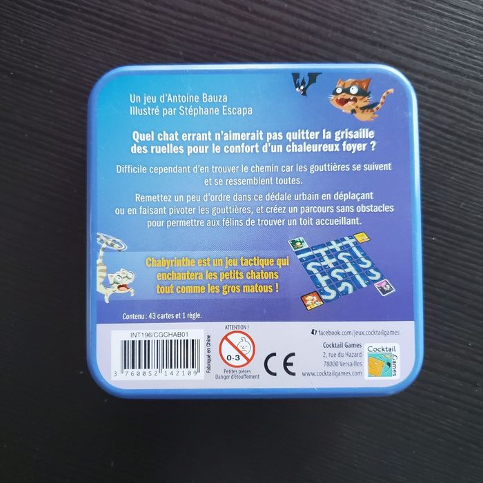 🎲 Jeu Chabyrinthe – jeu de cartes tactique, dès 6 ans - photo numéro 2