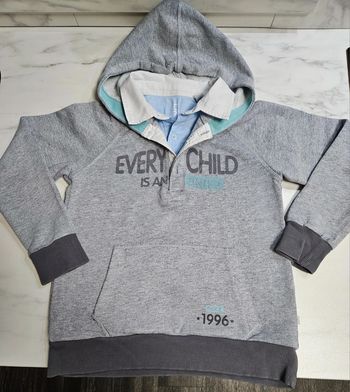 Okaidi sweat chemise à capuche 8 ans