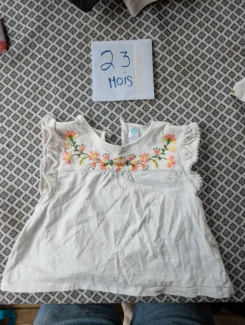 Tee shirt bébé fille 23 mois