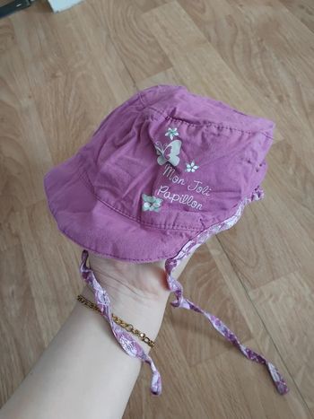 Casquette fille 3/6mois