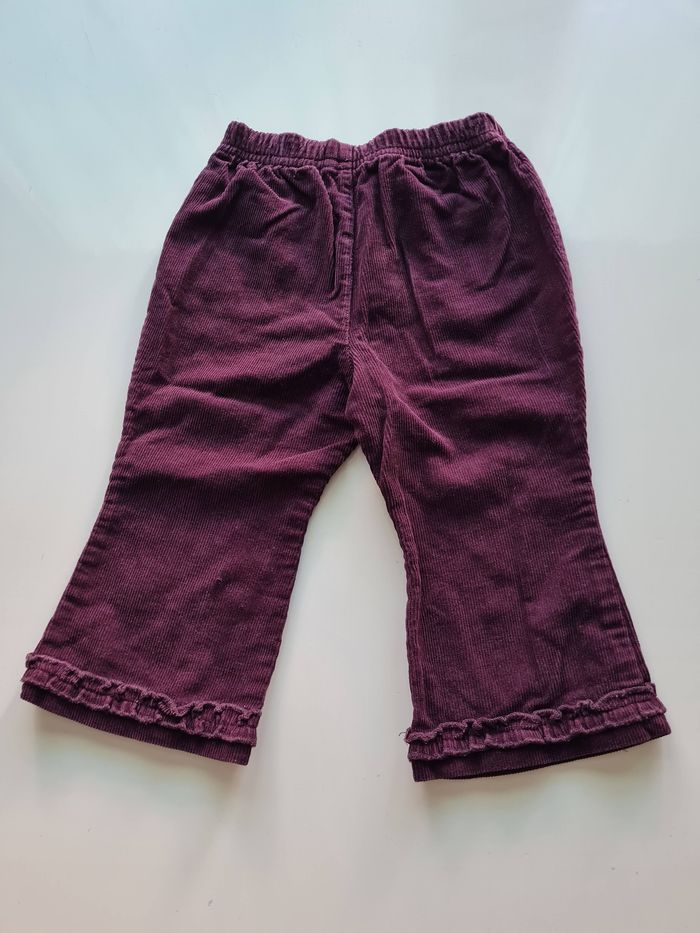 pantalon velours bébé fille 18 mois - photo numéro 2