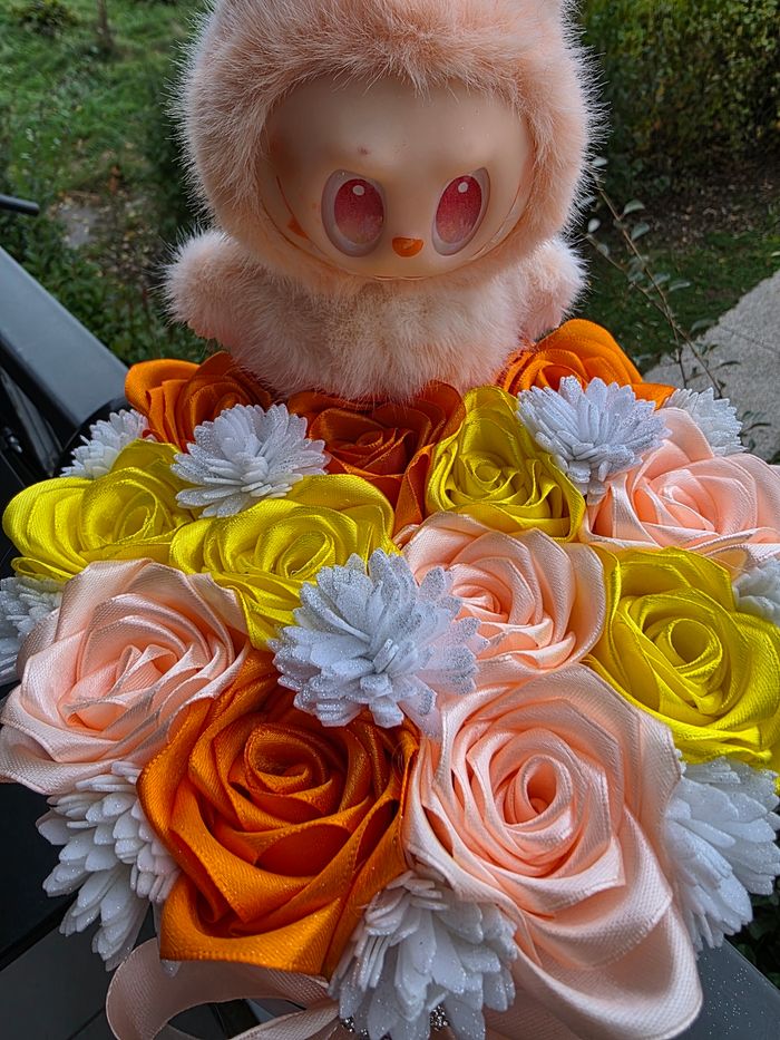 Box Roses Éternelles et sa Peluche Type Lububu, Lafufu - photo numéro 7
