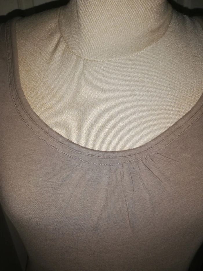 débardeur femme beige - photo numéro 2