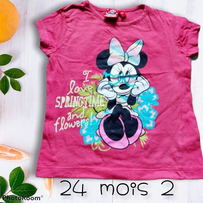 Tee shirt minnie