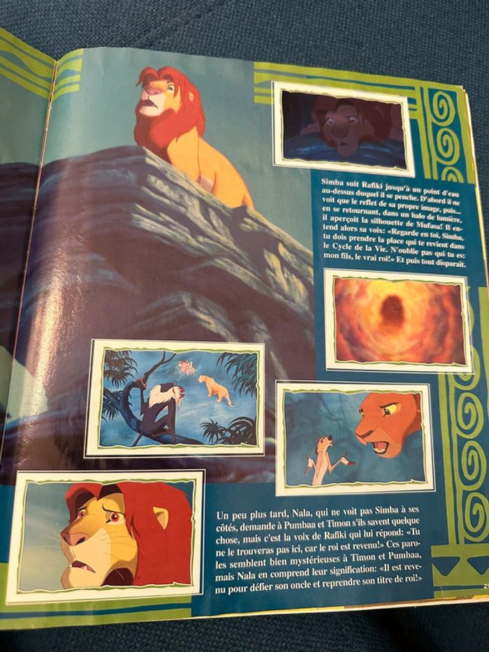 Album Panini ancien Disney Le Roi Lion complet stickers autocollants vintage - photo numéro 12