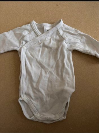 FFF Body Bavoir Bébé Garçon – Collection Officielle Équipe De France – 100% Coton