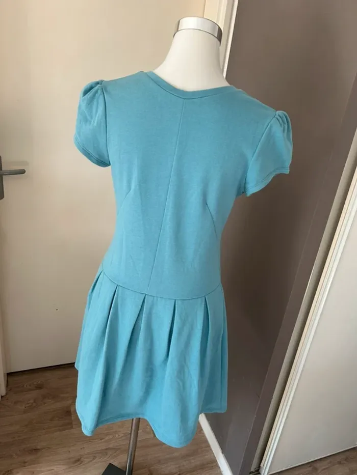 Robe sweat bleu trapèze femme, taille 1/36 - photo numéro 2
