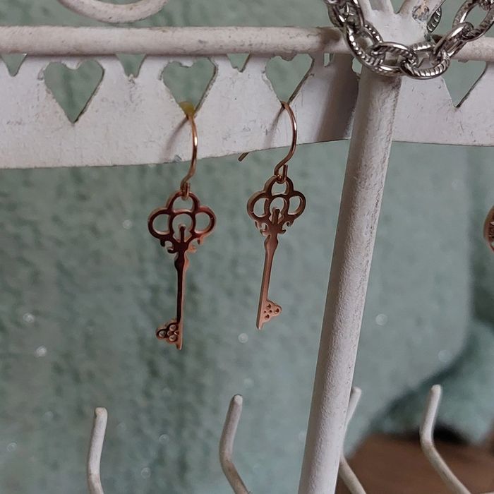 Boucles d'oreilles neuves acier inoxydable - photo numéro 2