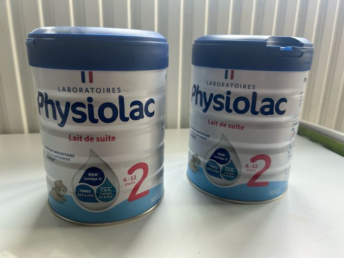Physiolac 2ème Âge Lait Infantile De 6 à 12 Mois - 800 G - Nutrition Équilibrée Pour Bébé