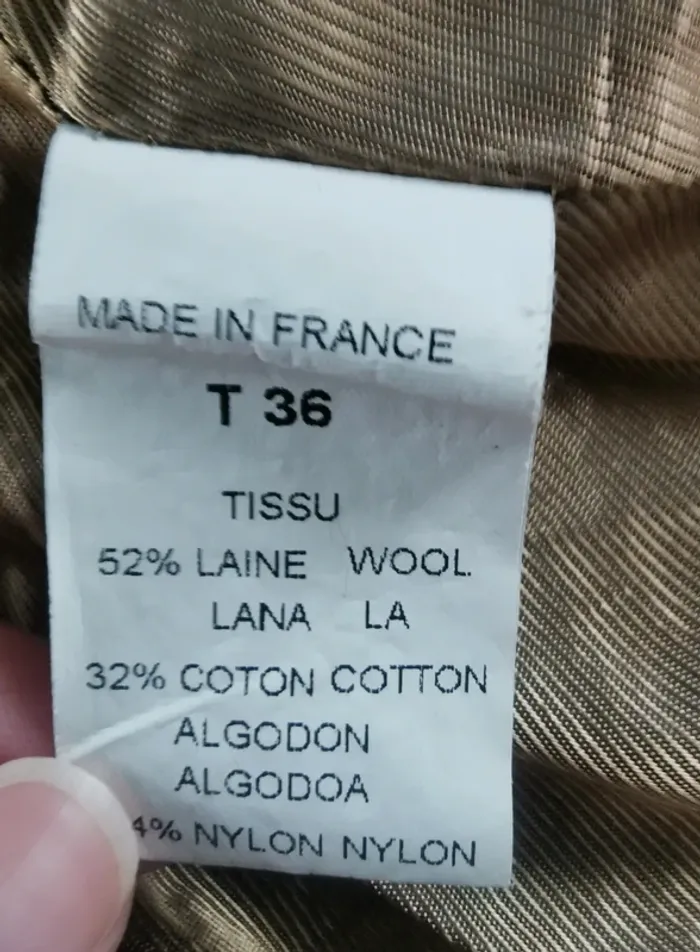 Veste Caroll taille 36 - photo numéro 5