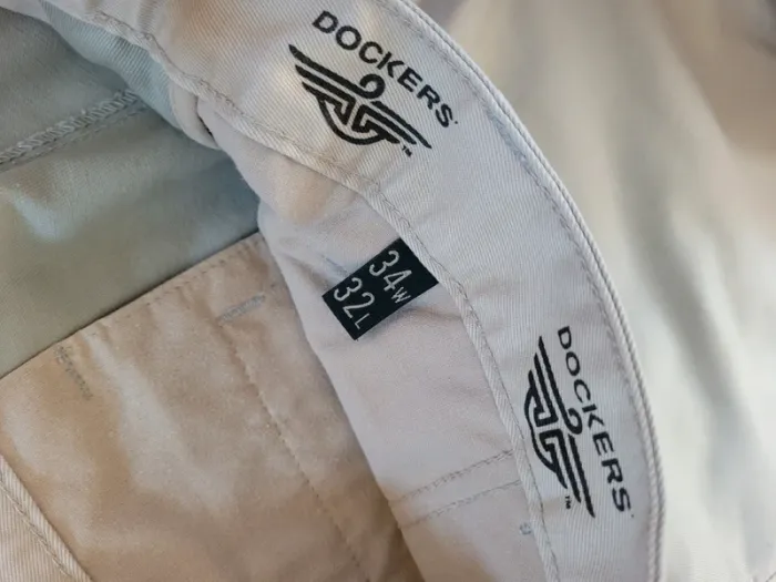 Chino Dockers Khakis Crème - W34 - L32 - photo numéro 5