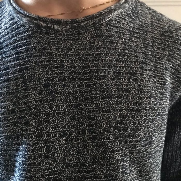 Pull gris chiné marque Only & Sons taille M - photo numéro 3