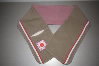 ÉCHARPE MARRON CLAIR FILLE "LA COMPAGNIE DES PETITS" - 2 / 4 ANS - n°14